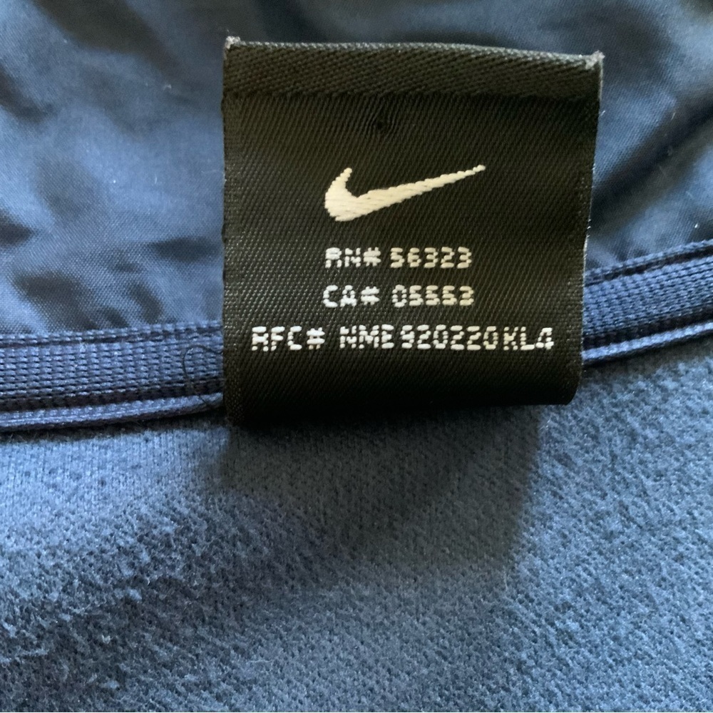 Vintage Nike LBJ23 LeBron James Full Zip Hoodie Jacket Blue Mens XL 2000s - Picture 12 of 14